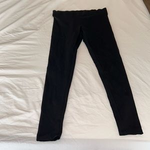 Black “matty m” Brand Full Length Leggings with a Wide Waistband
